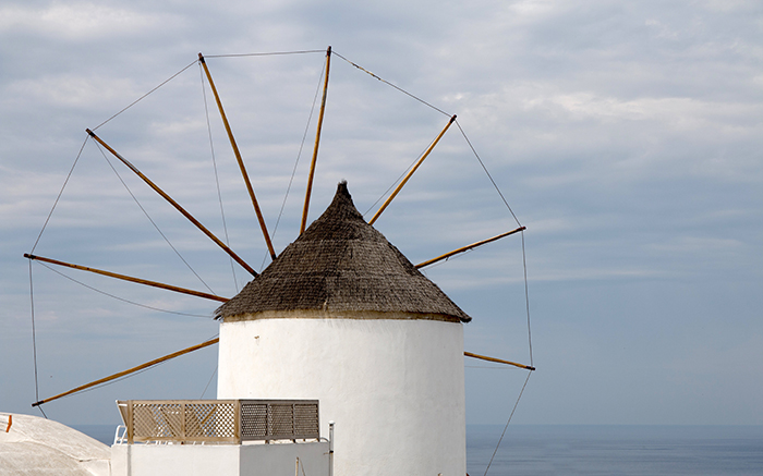 The Windmill - Santorini in the Greek Islands